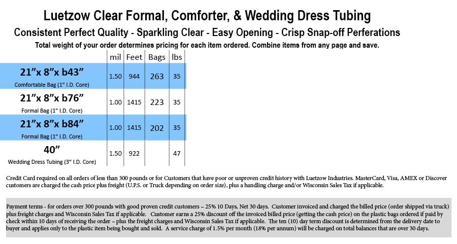 formal comfort prices